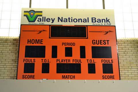 Scoreboard at Lamar Community Building