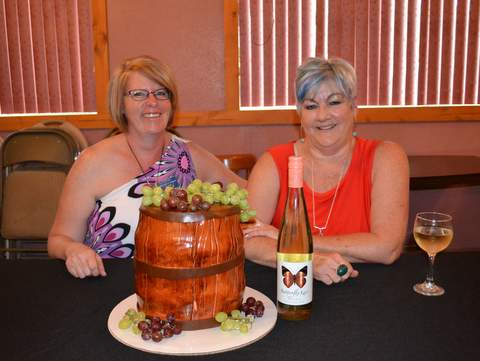 Vickie Dykes and Val Baldwin of the Lamar Chamber