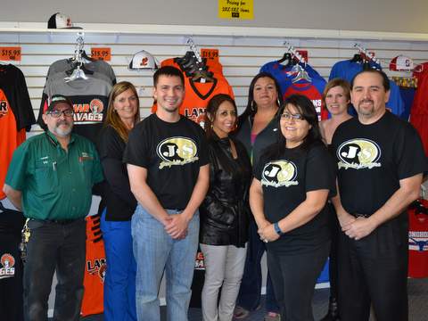 J & S Graphic Designs is at 109 West Lee in Village Shopping Center